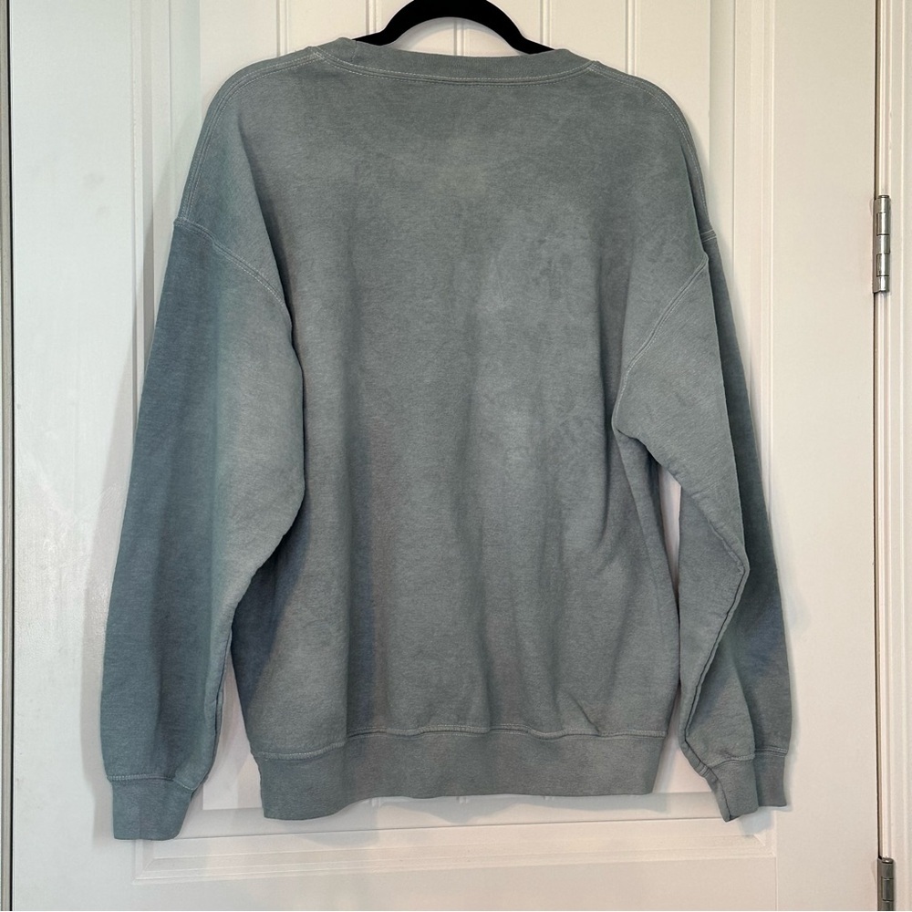 Ramones Cartoon Graphic Crewneck Sweatshirt NEW Sz LARGE in Slate Blue - Picture 3 of 5